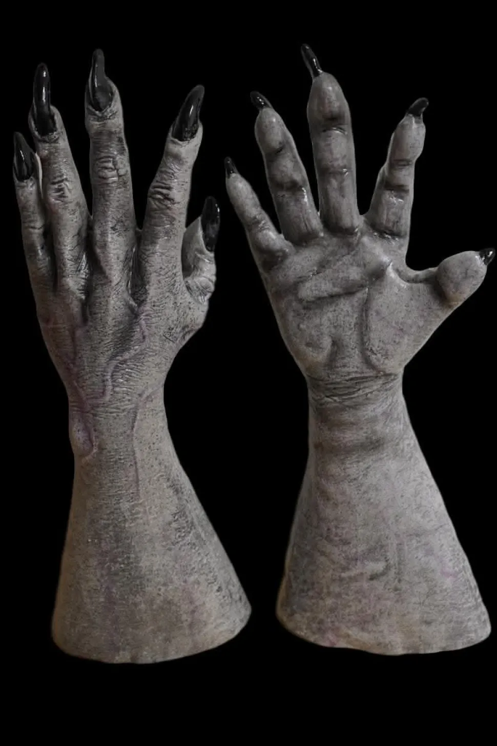 Alien Grey Halloween Mask and Hand Set