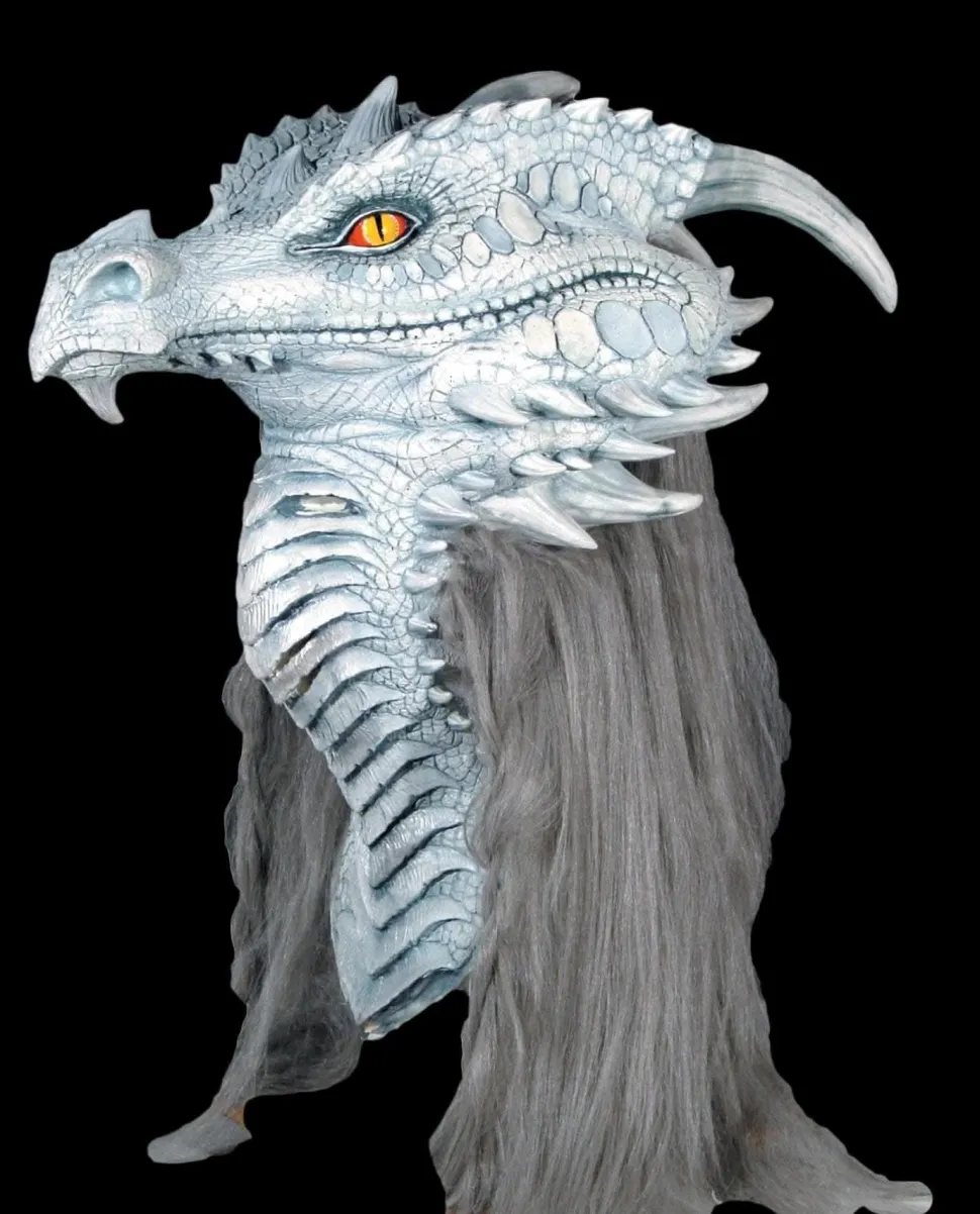 Ancient White Dragon Mask