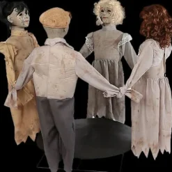 Animated Ring Around The Rosie Halloween Animatronic Decoration