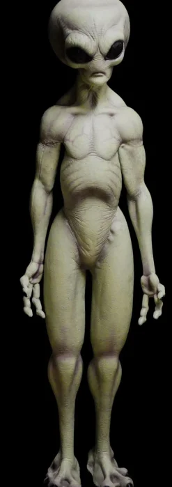 Area 51 Alien Statue" 360 Alien full body Movie-Quality Professional Prop