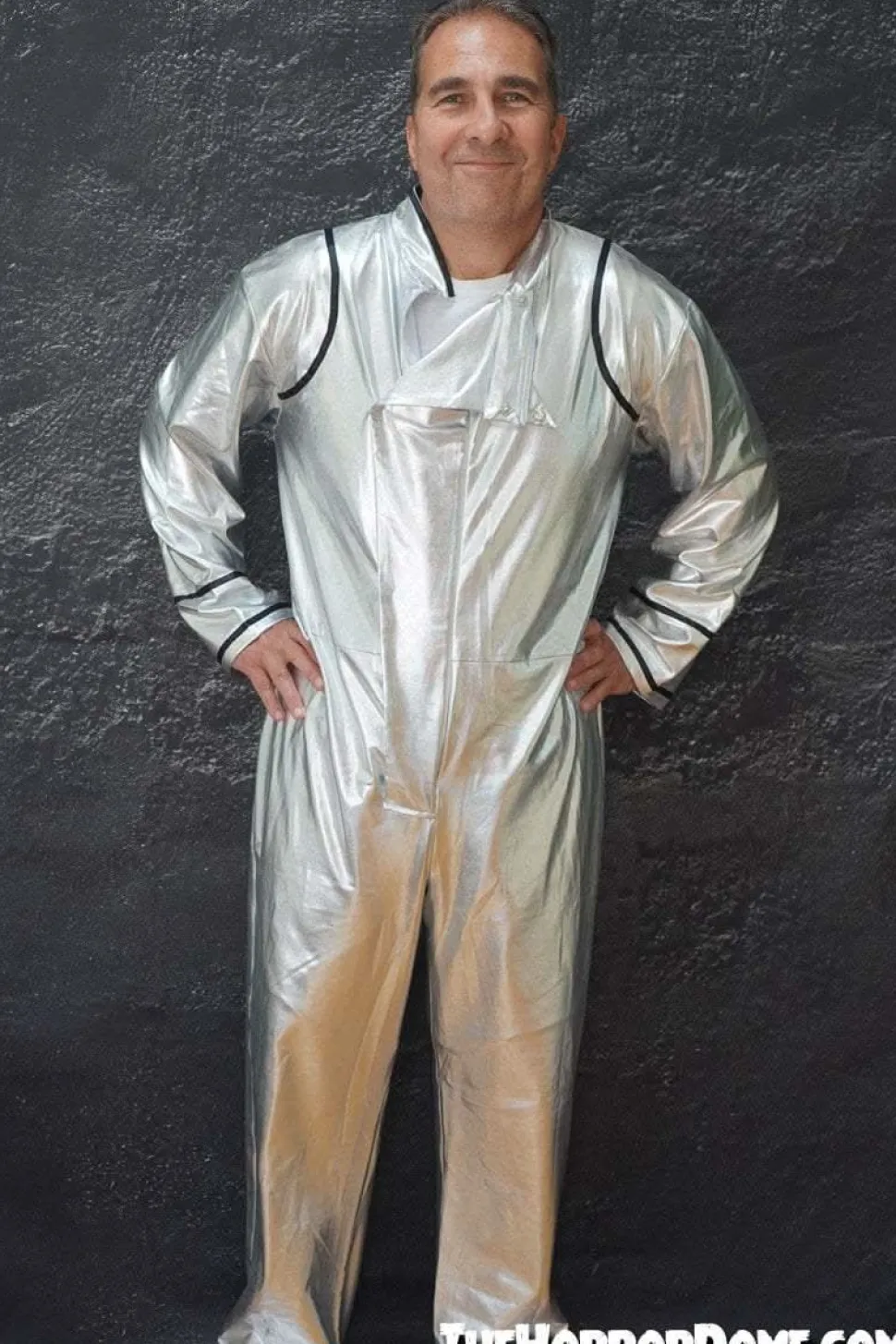 Area 51 Space Suit with Black piping Alien Costume