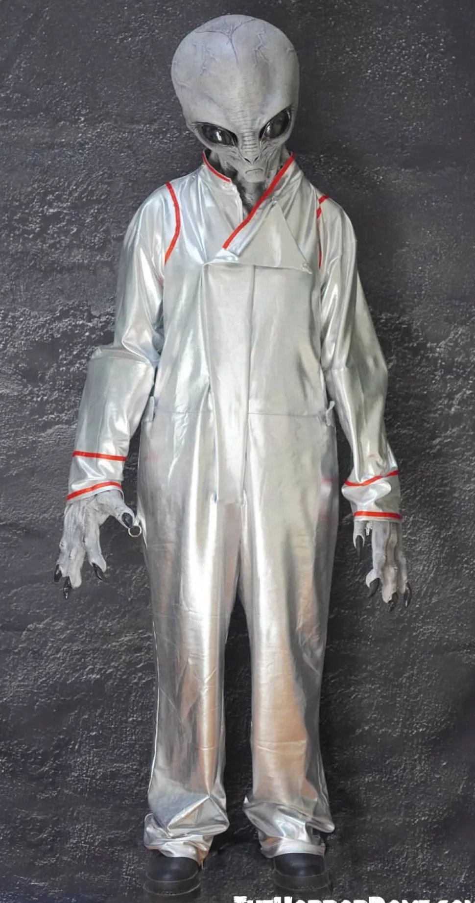 Area 51 Space Suit with Red piping Alien Costume