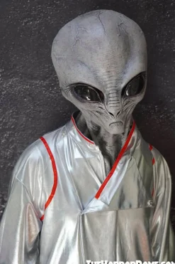 Area 51 Space Suit with Red piping Alien Costume