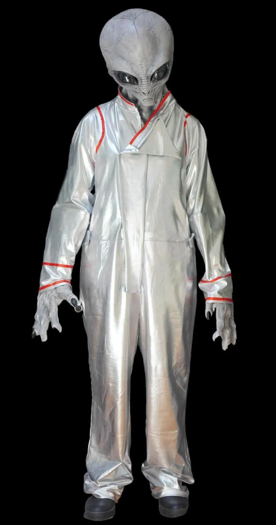 Area 51 Space Suit with Red piping Alien Costume