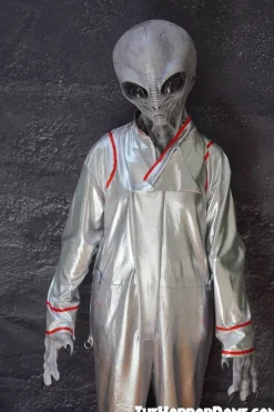 Area 51 Space Suit with Red piping Alien Costume