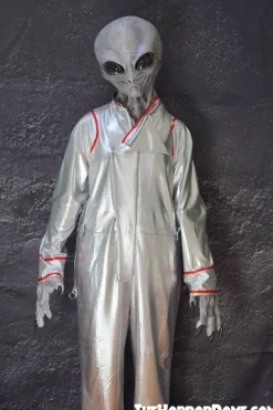 Area 51 Space Suit with Red piping Alien Costume