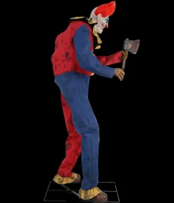 Axe-Wielding Clown Halloween Animatronic Decoration