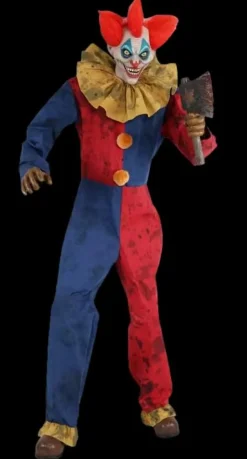 Axe-Wielding Clown Halloween Animatronic Decoration