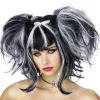 Bad Fairy - Black/White Halloween Wig