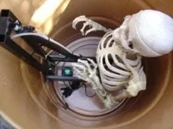 Barrel Spitter Skeleton Halloween Animatronic