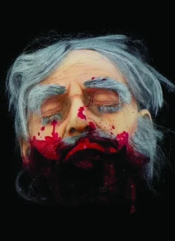 Big Mouth Severed Head HD Studios Bloody Halloween Prop