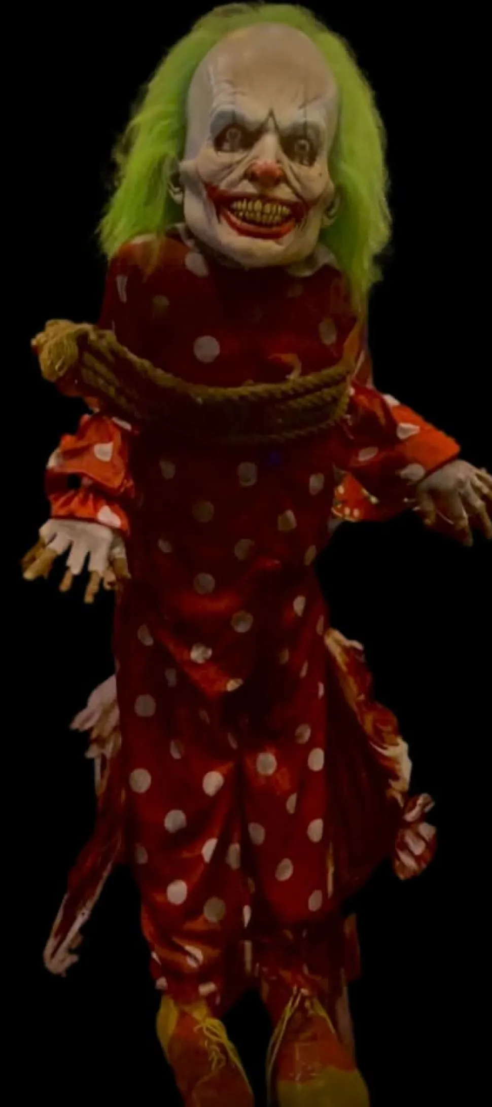 Bigtop Hanging Clown Halloween Animatronic
