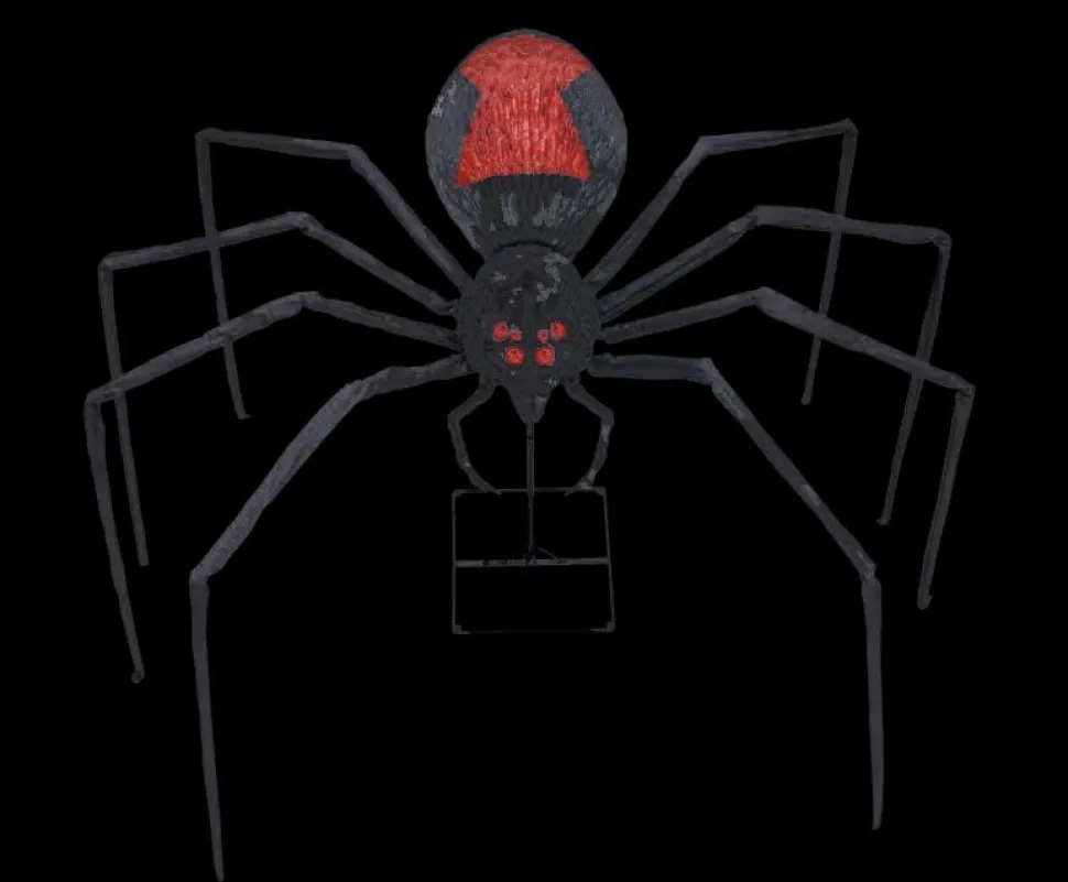 8' Black Widow Spider Decoration