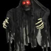 Black Wrapped Ghoul Hanging Halloween Decoration