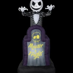42" Blow Up Inflatable Nightmare Before Christmas Master of Fright Jack Skellington Lawn Inflatable Decoration