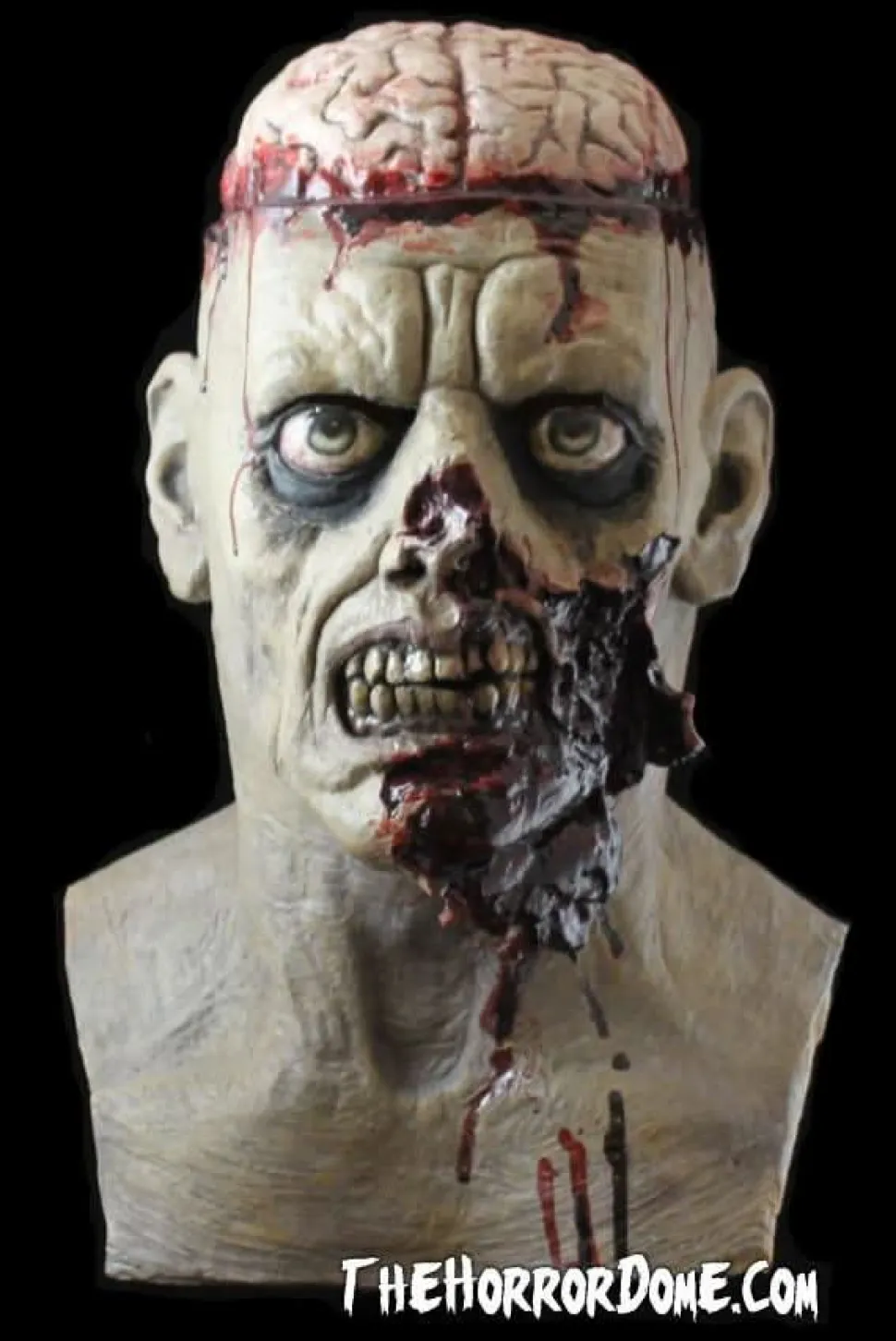Brain Dead Zombie HD Studios Pro Halloween Mask
