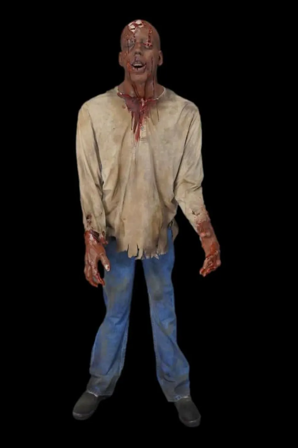 Busted Oscar Zombie Professional Full Body Halloween Prop