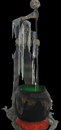 Cauldron Creeper Electric Animated Halloween Prop