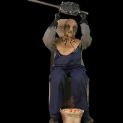 Chainsaw Greeter Halloween Animatronic Decoration