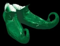 Classic Elf Shoes - Green Christmas Costume Accessory
