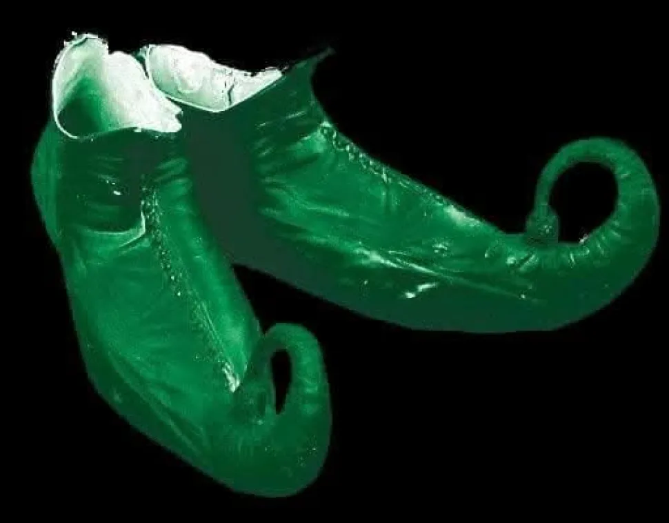 Classic Elf Shoes - Green Christmas Costume Accessory