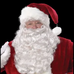 Classic Santa Hat - Deluxe Plush Christmas Costume Accessory