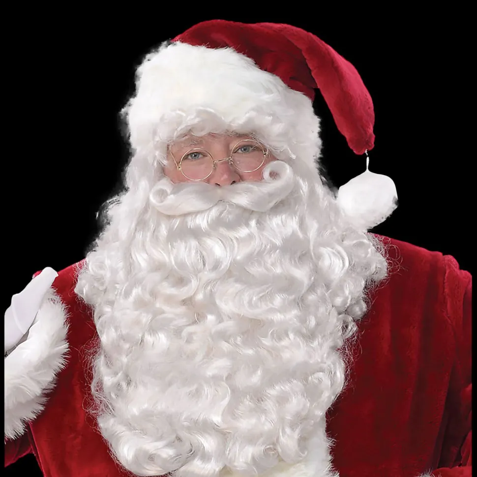 Classic Santa Hat - Deluxe Plush Christmas Costume Accessory
