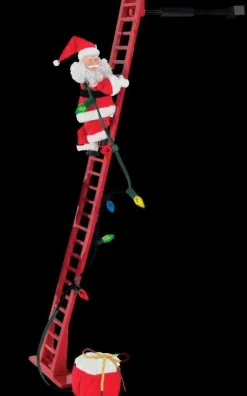 Climbing Santa Animated Christmas Decoration