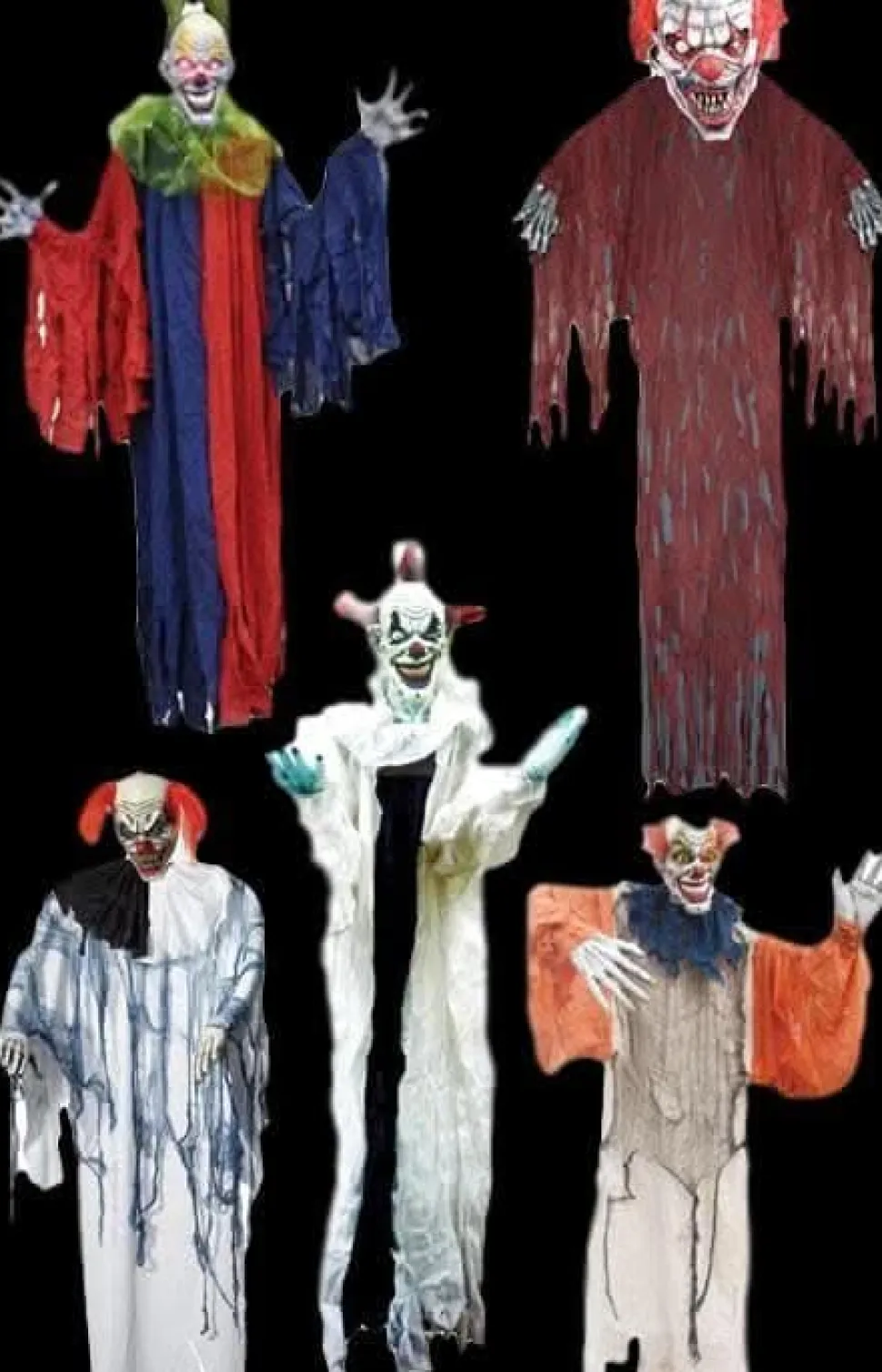 Clown Hanging Halloween Decorations - Package Deal