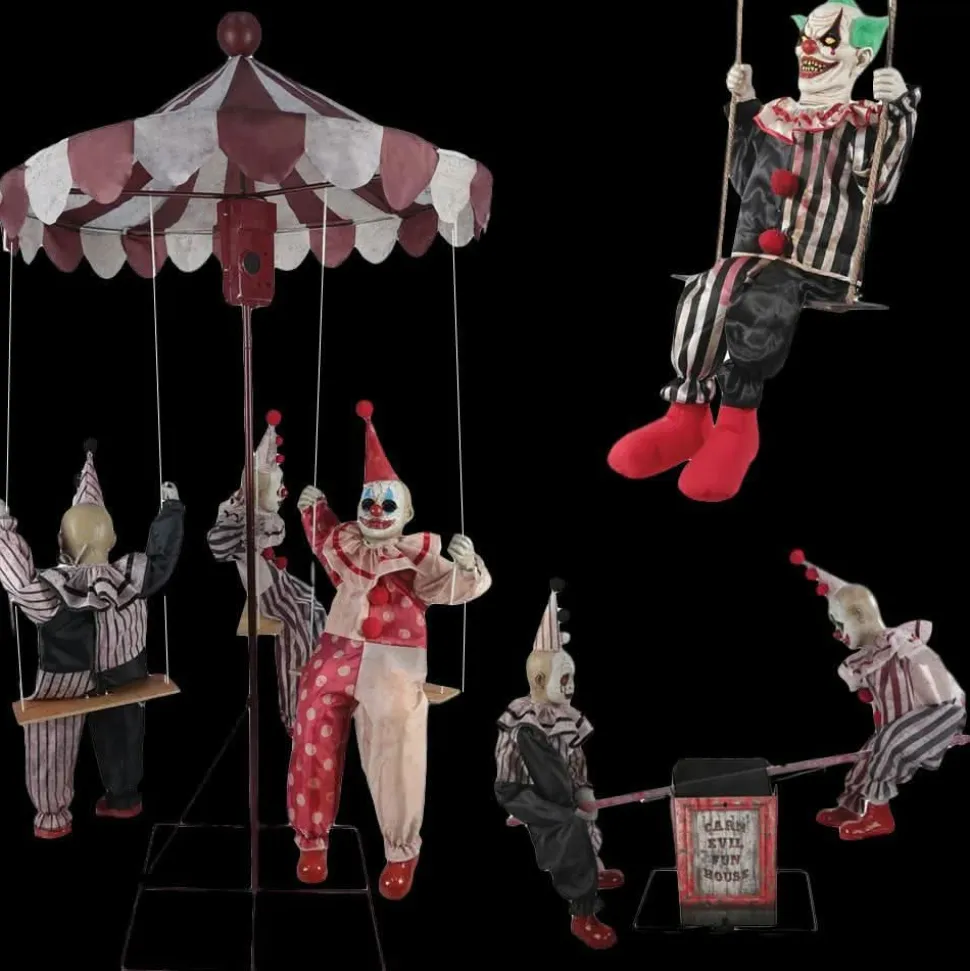Clowns Electric Animated Halloween Props - Package Deal