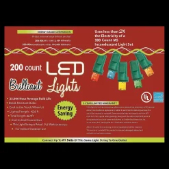 200-Count M5 Multicolor Christmas String Lights
