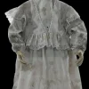 Cracked Victorian Doll Halloween Animatronic Decoration