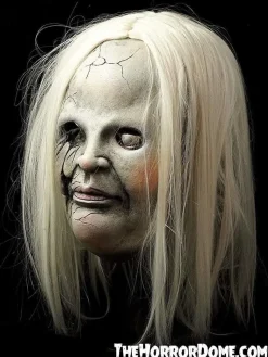 Creepy Cora Cracked Doll Halloween Comfort Mask