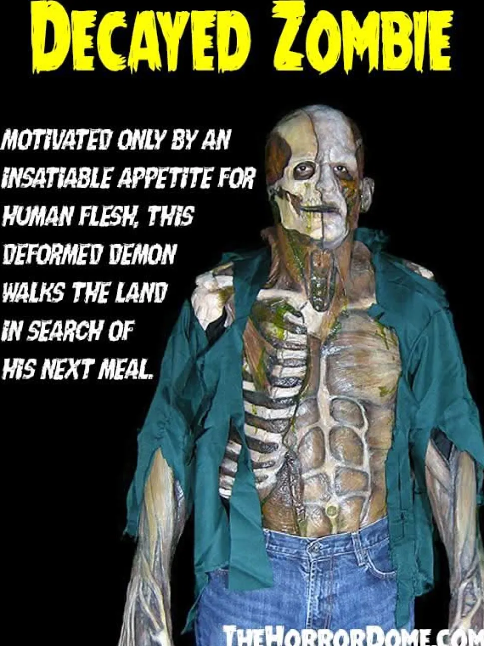 Decayed Zombie HD Studios Pro Halloween Costume