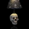Desk Lamp with Life-size Skull and Bone Shade Haunted House Lighting