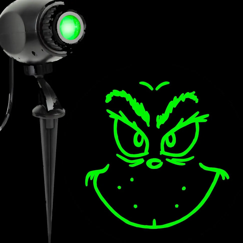 Dr. Seuss™ The Grinch Green Projection Light Christmas Outdoor Yard Decoration