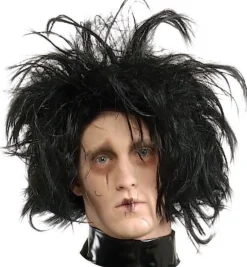 Edward Scissorhands - Black Halloween Costume Wig