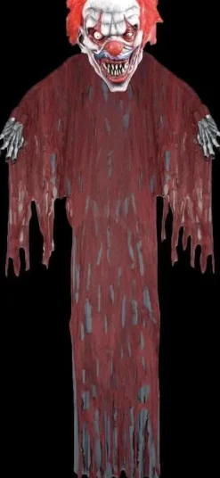 12' "Evil Clown" Hanging Halloween Decoration