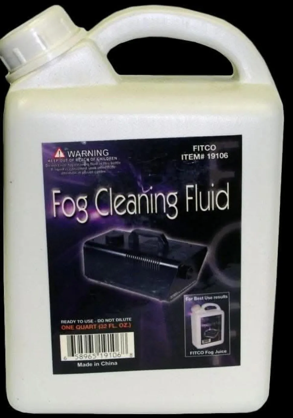 Fog Machine Cleaning Solution - 1 QT Special Effects Accessory