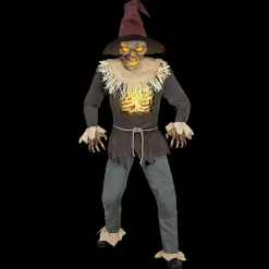 8 1/2 Ft. Animated Scarecrow Halloween Animatronic Decoration