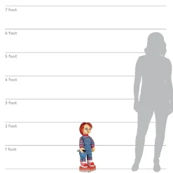 2 Ft. Chucky Animated Halloween Prop