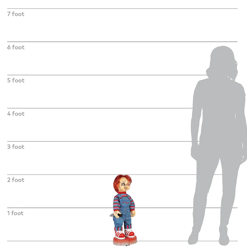 2 Ft. Chucky Animated Halloween Prop