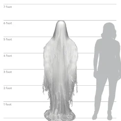 6 Ft. Rising Ghost Halloween Animatronic Decoration