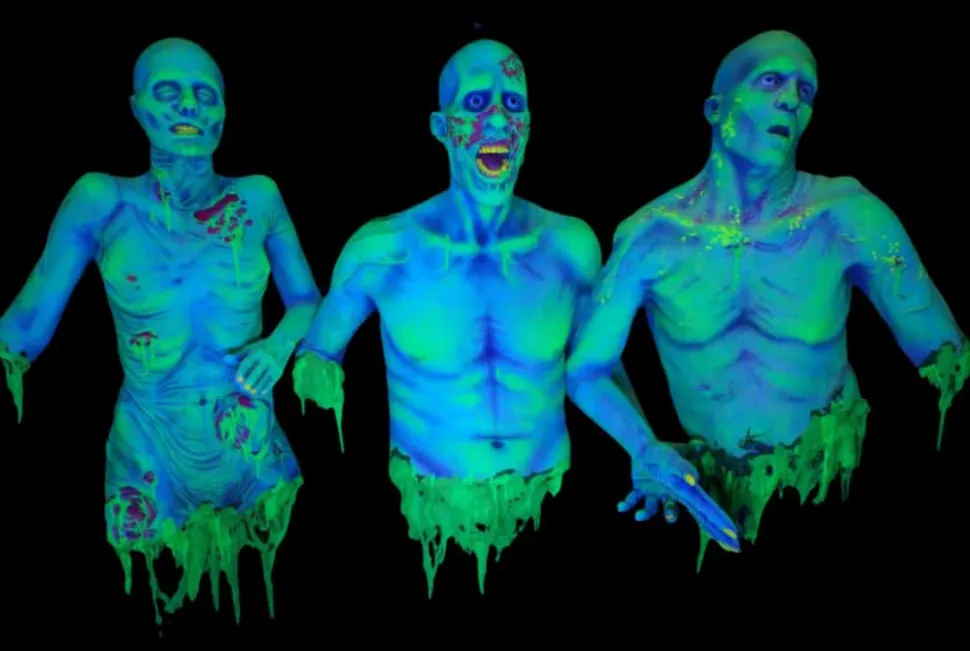 Glowing Ghoul Hanging Torso Combo