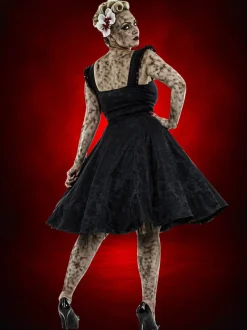 Gothic Ghoul Dress in Black HD Hollywood Costume