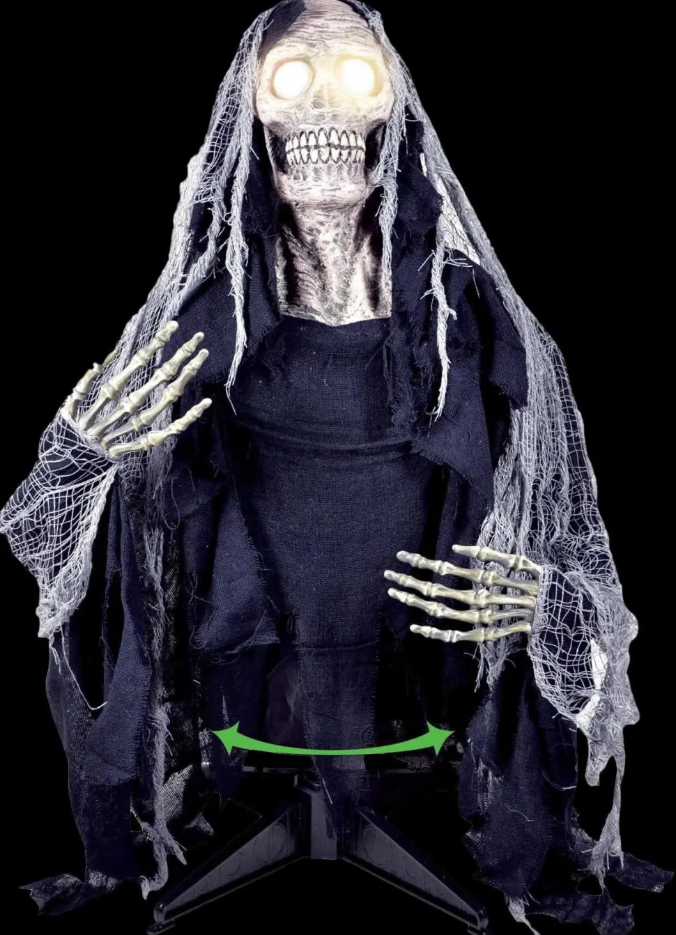 Groundbreaker Seeking Skeleton Electric Animated Halloween Prop - Open Box