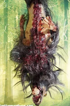 Gutted Baby Werewolf Hanging Prop
