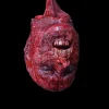 Hanging Skinned Head Halloween Prop