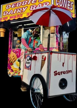 Haunted Ice Cream Cart Fright Scare Animatronic