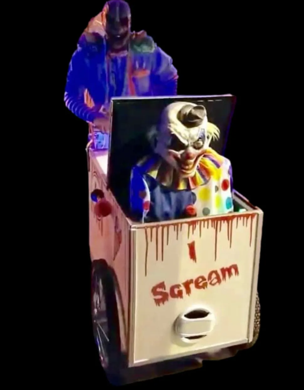 Haunted Ice Cream Cart Fright Scare Animatronic